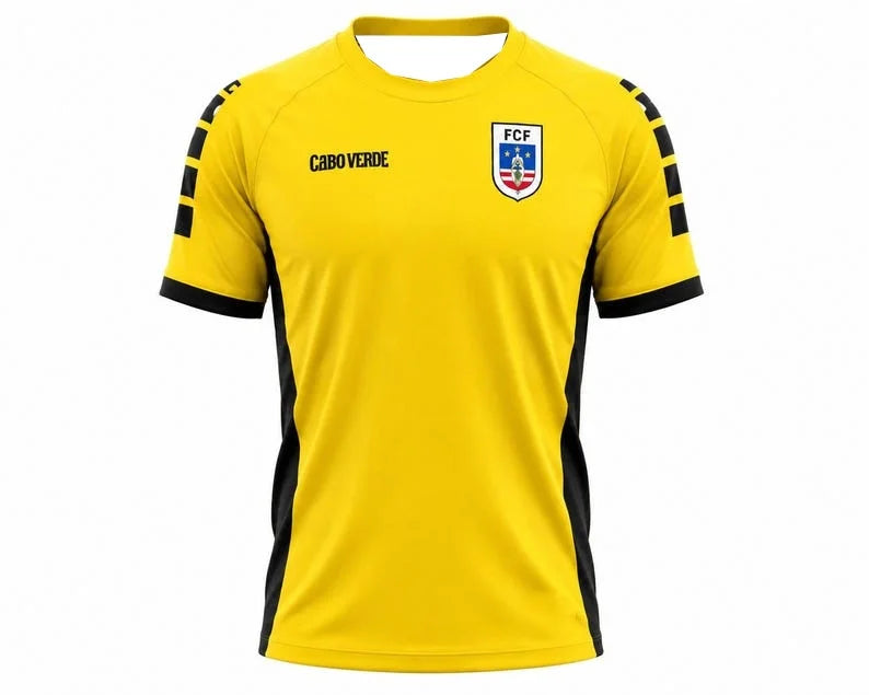 New Cape Verde Goalkeeper Fan Football Jersey Quick Drying Sports Leisure Match Training Men's Women T-shirt Family Kids Tees