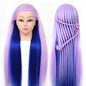 Long Hair Styling head For Hairstyle ProfessionaTraining Head Kit Mannequin Head Styling ToPractice Hot Curl lron Straighten
