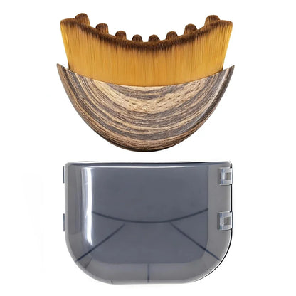 1Pc Lymphatic Drainage Face Brush With Storage Box Facial Contour Massage Brush For Face Chin Neck Skin Care Tool