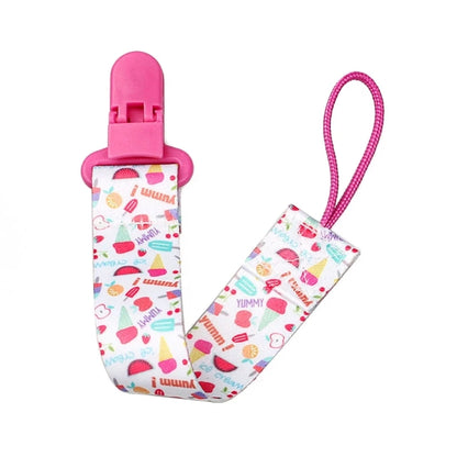 Baby Pacifier Clip Cartoon Pattern Pacifier Strap with Fun& Attractive Design