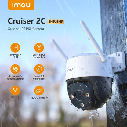IMOU Clearance Outdoor Surveillance Camera WiFi IP Camera AI Personal Detection Smart Tracking Compatible with Alexa Waterproof