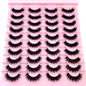 16 Pairs 3D Mink Lashes Natural False Eyelashes Dramatic Volume Fake Lashes Makeup Eyelash Extension Silk Eyelashes