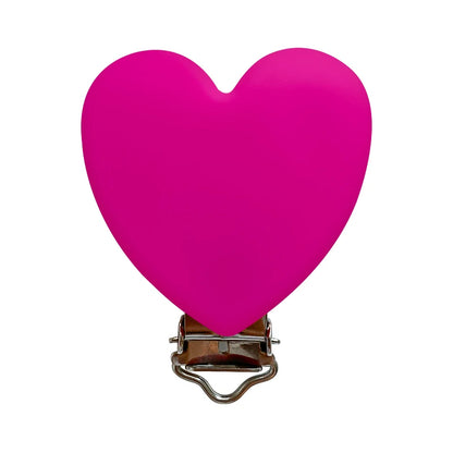 3pcs Silicone Love Pacifier Clip Pacifier Chain Holder Soother Nursing Clips BPA Free Pacifier Chain Accessories