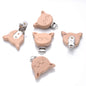 1Pcs Printing Animal Dummy Clip Beech Wood Nipple Clip For Teether Chewing Toys Accessory DIY Anti-Drop Baby Pacifier Chain