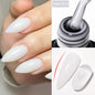 2 In 1 Nude Pink Rubber Base Gel Nail Polish Semi Permanent Self Leveling UV Construction Gel Varnish Soak off DIY Nail Supplies