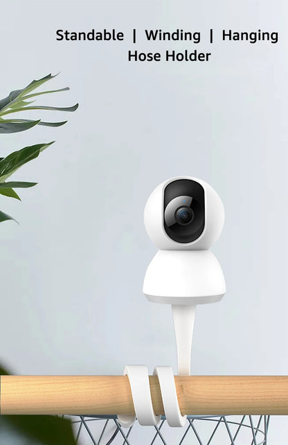 IP Camera Holder Stand Baby Monitor Wall Mount Silica gel Bracket Hole-Free Crib Cradle Rod Hose Holder Flexible Twist Mounting