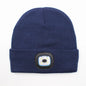 For Woman Cap Night Running Fishing Riding Sports Teenager Beanies Winter Men Beanie Hat with LED Light Rechargeable Knitted Hat