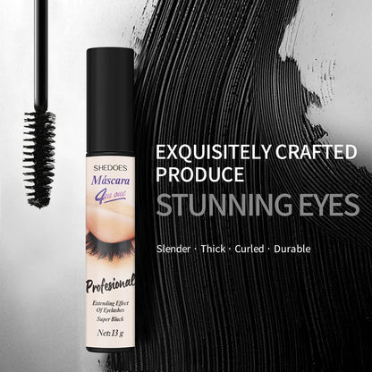 5D Waterproof Mascara Eyelashes Lengthening Long Lasting Silky Lash Black Eyelashes Extension Make Up Beauty Eye Korean Cosmetic