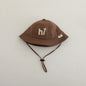 New Embroidered Letter Baby Bucket Hats Spring Sunhat Fishing Hat Sunshade Visor Boy Girl Outdoor Fashion Beach Cap For 6-24M