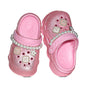 Kids' Glitter Clog, Lightweight EVA Garden Shoes, Waterproof Non-Slip Sandals, Comfortable Slip-On Shoes for Indoor Outdoor 1214