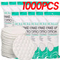 Disposable Soft Circular Makeup Remover Pads Doubles Sided Breathable Cotton Pads for Daily Facial Cleaning Nail Polish Remover
