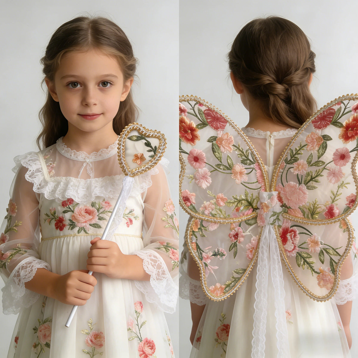 Butterfly Wings Angel Fairy Costume Newborn Baby Photography Props Soft Girl Photo Shoot Accessories