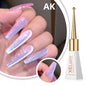 XEIJAYI Sparkling Glass Bead Cat Eye Gel Nail Polish Reflective Magnetic Gel Nude Color uv Permanent Seedling Varnish Nail Art