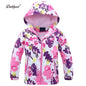 Dubbped Girl Polar Fleece Waterproof Jacket Spring Autumn Children Coats Sport Casual Kids Jackets Double-deck Windproof Jackets
