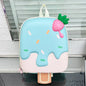 Ice Cream Children's Backpack Fashion Princess Schoolbag Kindergarten Baby Shoulders Bag 3D Cute Bookbag Kids Birthday Gifts