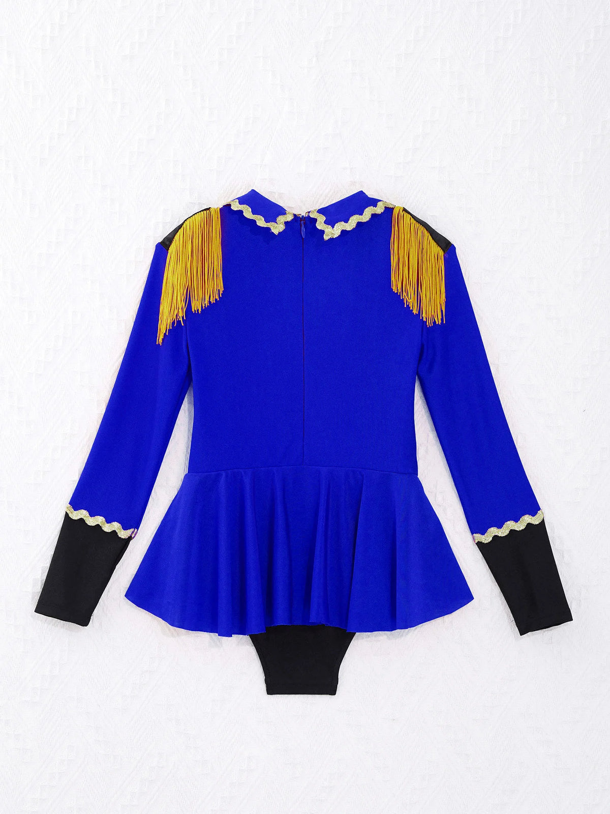Childrens Showman Bodysuit Tassel Leotard Circus Ringmaster Cosplay Costumes Kids Girls Carnival Party Performance Jumpsuit