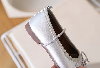 Children Flats Girls Shoes Spring Autumn Children Oxfords For Girl School Toddler Soft PU Leather Shoes Silver, Gold, Black