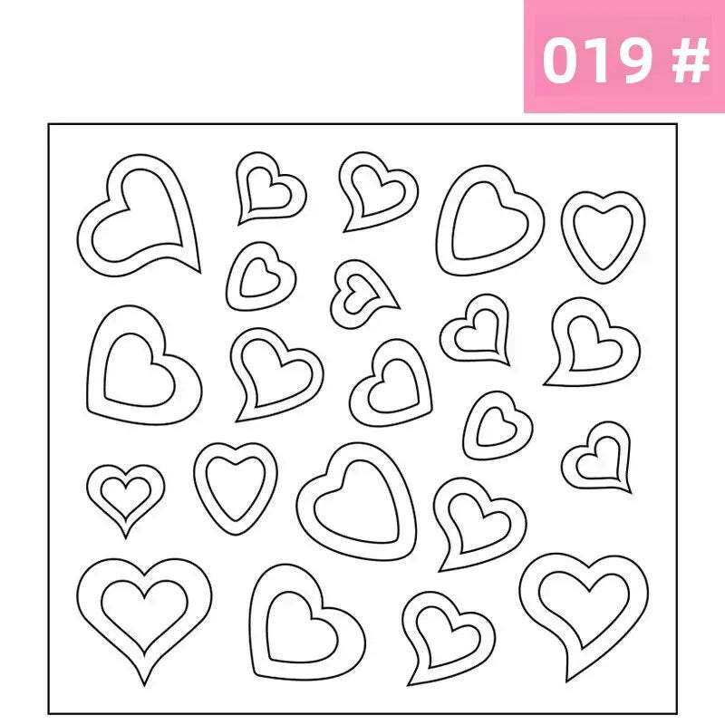 2 Sheets White French Manicure Strip Nail Art Form Fringe Tip Guides Sticker DIY Line Tips Decoration Tool