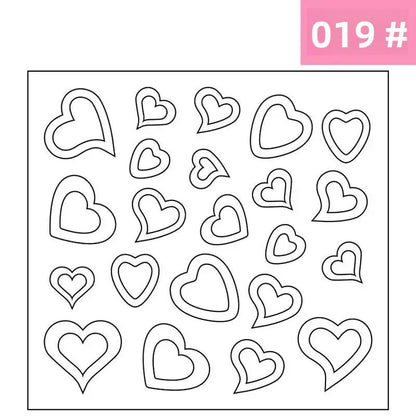 2 Sheets White French Manicure Strip Nail Art Form Fringe Tip Guides Sticker DIY Line Tips Decoration Tool