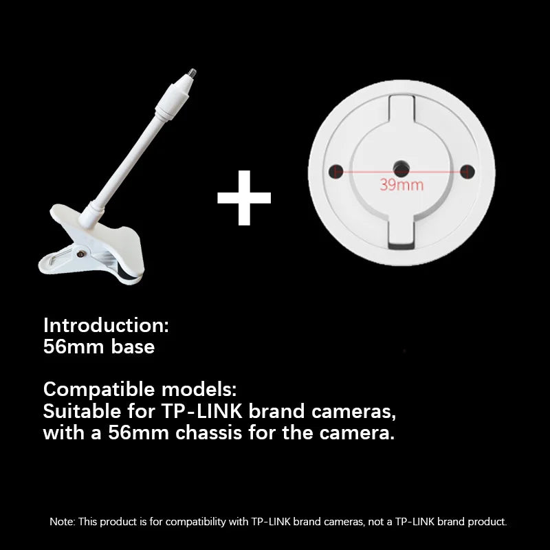 Video monitoring clip - No drilling required. Can be attached freely. Supports multiple models. Compatible with Xiaomi, TP-LINK,