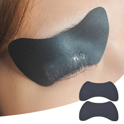 Reusable 2Pcs Eye Pads Silicone Stripe Lash Lift Shield Eyelash Extension Super Sticky Under Eye Gel Patch Beauty Tool