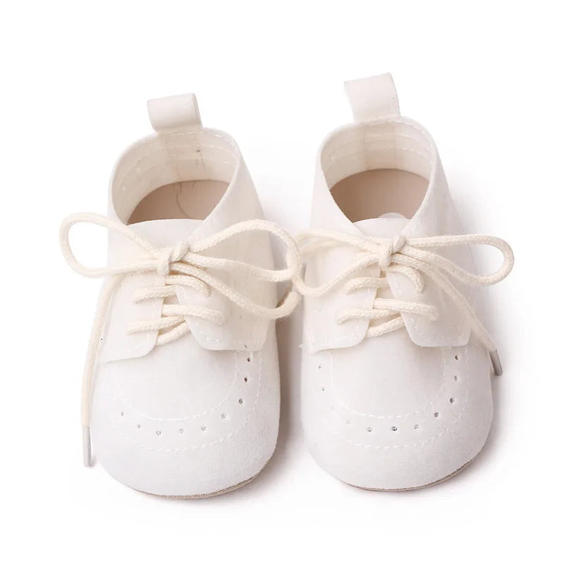 Newborn Baby Shoes Baby Boy Girl Shoes Classic Leather Rubber Sole Anti-slip Toddler First Walkers Infant Girl Shoes Moccasins