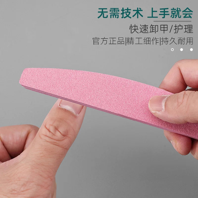2/5/10PCS Professional Double-sided Nail File Block Colorful Sponge Nail Polish Buffing Sanding Buffer Strip Polishing Pedicure