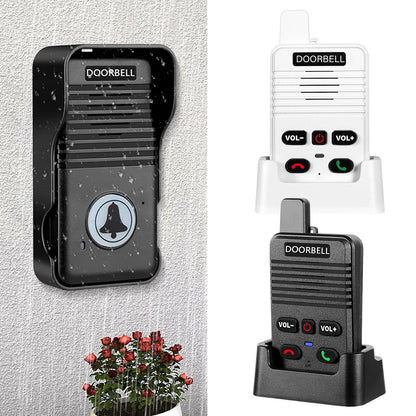 Wireless Voice Duplex Intercom Doorbell 500M Apartment Room Intercom Intercom System Doorbell for House Home Factory Office