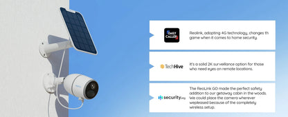 REOLINK 4MP 4G LTE Celluar Security Camera Person/Vehicle/Animal Detection 2-Way Talk Solar & Battery Home Surveillance Camera