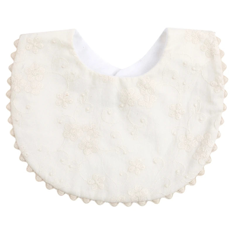 Cotton Gause Baby Bibs Solid Color Absorbent Baby Tassel Bib Newborn Burp Cloths Bandana Scarf for Kids Baby Girls Feeding Item