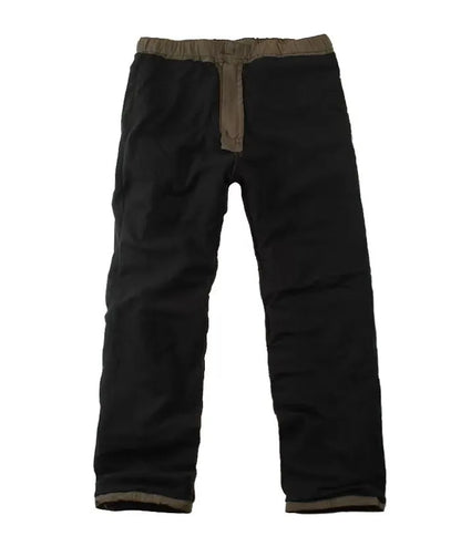 Men's Fleece Cargo Pants Winter Plush Tactical Pants Casual Joggers 3XL Korean Loose Hiking Running Warm Thermal Trousers