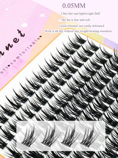 Large Capacity Wheat Ear Fake Eyelashes Anime Eyelashes Natural Eyelashes Cosplay Single Cluster Fake Eyelashes Beginner Makeup