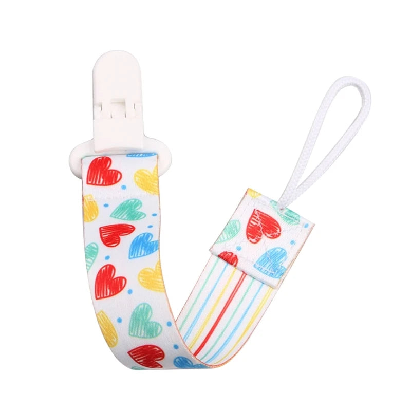Baby Pacifier Clip Cartoon Pattern Pacifier Strap with Fun& Attractive Design