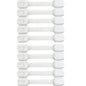 5/10pc Child Safety Strap Locks Baby Locks for Cabinets and Drawers Adhesive Pads Toilet Fridge & More No Installation Required