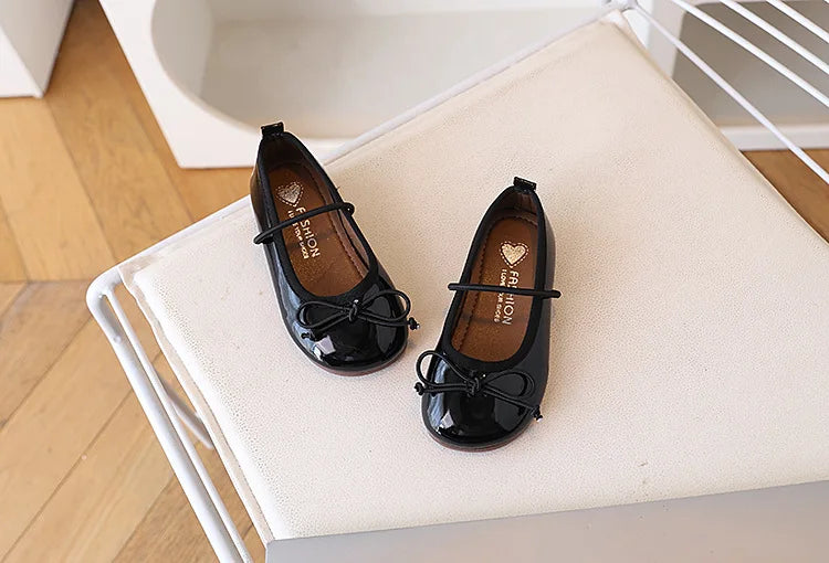 Children Flats Girls Shoes Spring Autumn Children Oxfords For Girl School Toddler Soft PU Leather Shoes Silver, Gold, Black