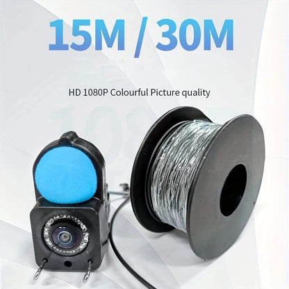 1080P HD Camera  Underwater Fishing Camera Infrared Lights Portable Ice Fishing Fish Finder Camera 15M & 30M For Lake Fishing