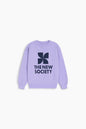 New Trend 26Aw TNS Style Pure Cotton Sweatshirt Top for Boys and Girls Pretty Girls