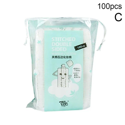 High Quality 50/100/222PCS/Set Disposable Makeup Cotton Wipes Soft Remover Pads Facial Cleansing Paper Wipe Cosmetic Pad
