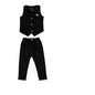 Teenager Kids Beige WaistCoat Shirt Pants Bowtie Tuxedo Dress Boys Vest Suit For Wedding Children Host Photograph Party Costume
