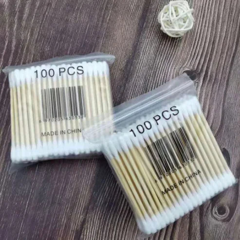 Wholesale 100/300/500/1000 pcs Double-Ended Cotton Swabs, Clean and Hygienic Baby Cotton Swabs, Ear Cleaning Sticks, Health Clea