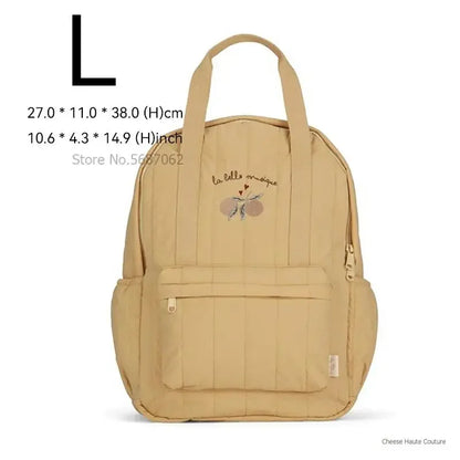KS Baby Backpack 2024 New Kids Schoolbag Kindergarten Bags Brand Traveling Mom Cherry Lemon Children's Boys Girls Storage