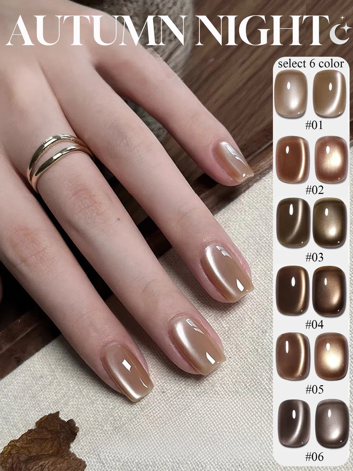 1-21pcs ZH Popular Blue Ink Cat's Eye Gel Nail Polish Spring Summer Fashionable Color Flash Glass Beads Cat's Eye Nail Salon