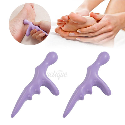 Foot Thumb Press Massager Manual Fascia Trigger Point Relax Legs Muscles Promotes Blood Circulation Portable Sole Foot Massager
