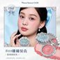 Flower Knows Strawberry Rococo Embossed Blush Fine Powder Makeup Smooth Long Lasting Blusher Waterproof Blush Maquiagem