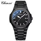 CHENXI 8222 Fashion Couple Quartz Watch Waterproof Night Light Date Stainless Steel Strap Casual Date Men's and Women's Watch
