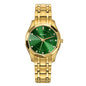 BERNY Golden Watch for Women Quartz Luxury Diamond Shape Lens Ladies Wristwatch Waterproof Stainless Steel Fashion Women Watch
