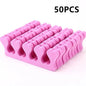 50/100/500pcs Pink Sponge Finger Toe Separators Nail Polish Feet Care Toe Separators Manicure Pedicure Nail Art Tool Wholesale