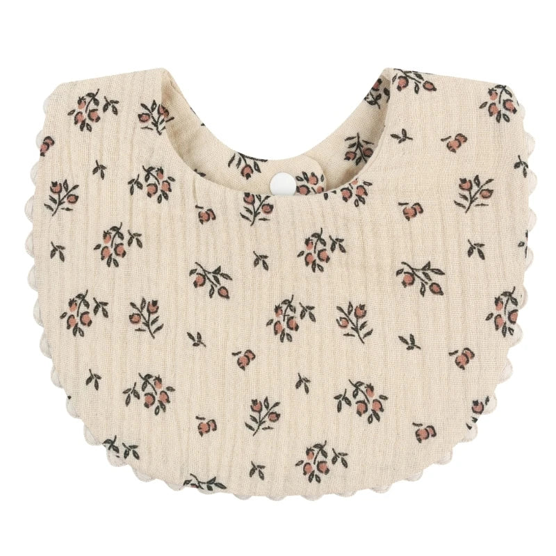 Cotton Gause Baby Bibs Solid Color Absorbent Baby Tassel Bib Newborn Burp Cloths Bandana Scarf for Kids Baby Girls Feeding Item