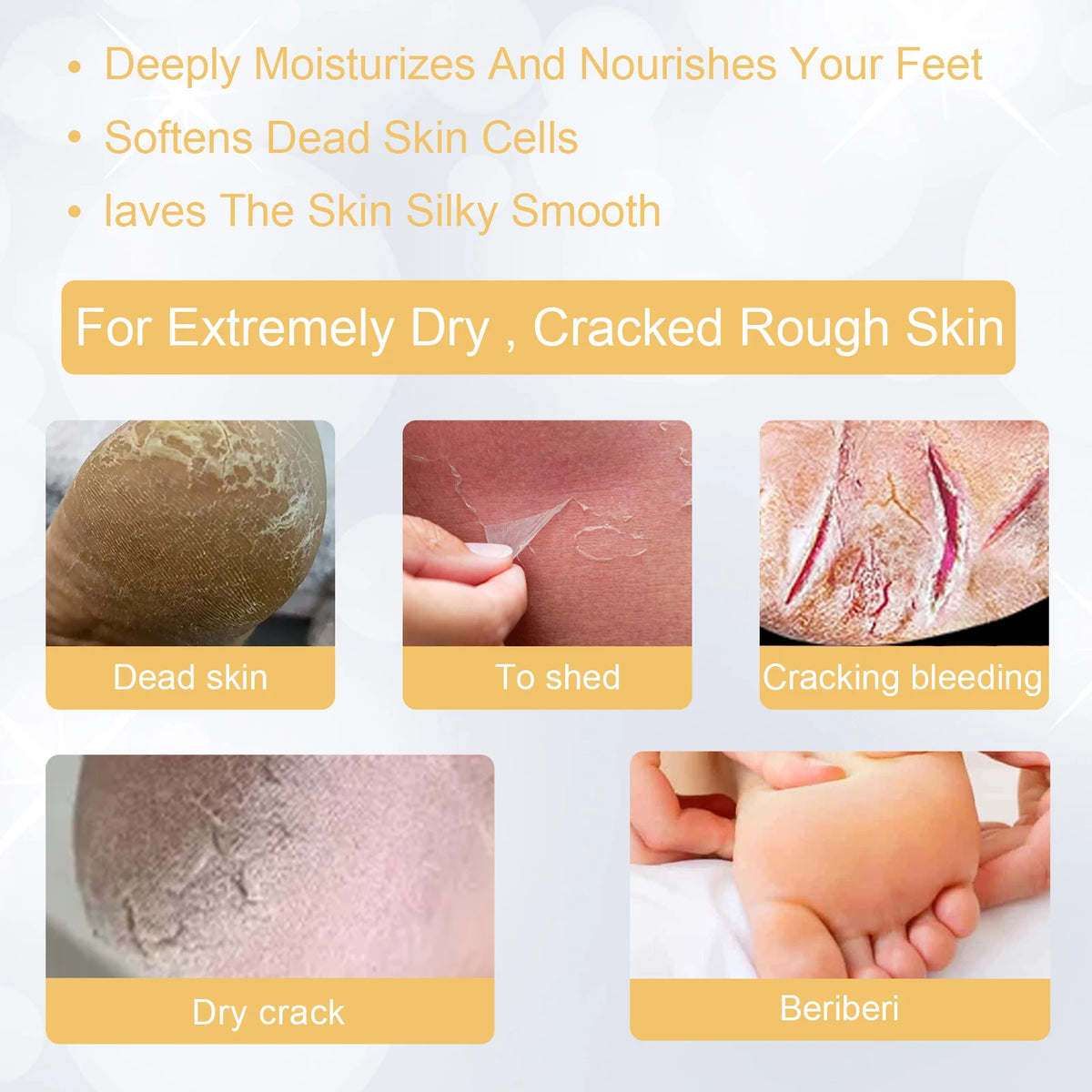 Foot exfoliating spray: repairs, brightens, removes dead skin, calluses, and repairs dry cracks. Foot whitening and care spray.