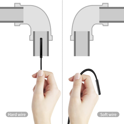 5.5MM Android Endoscope Camera 3 IN1 Micro USB Type C Borescope Mini Camera Waterproof LED Car Inspection For HUAWEI XIAOMI PC